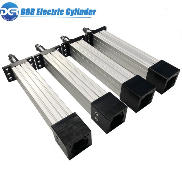 High Speed Fast Double Acting Tubular Electric Servo Cylinder For Motion Theater Automation Equipment