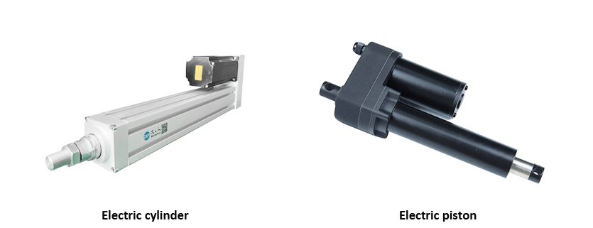 difference between electric cylinder and electric piston